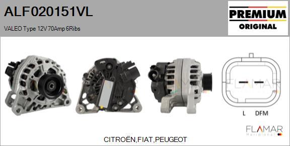FLAMAR ALF020151VL - Alternateur droxauto.com