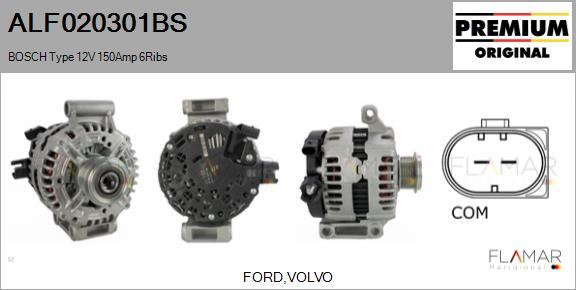 FLAMAR ALF020301BS - Alternateur droxauto.com