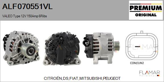 FLAMAR ALF070551VL - Alternateur droxauto.com