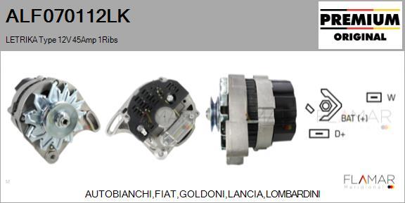 FLAMAR ALF070112LK - Alternateur droxauto.com