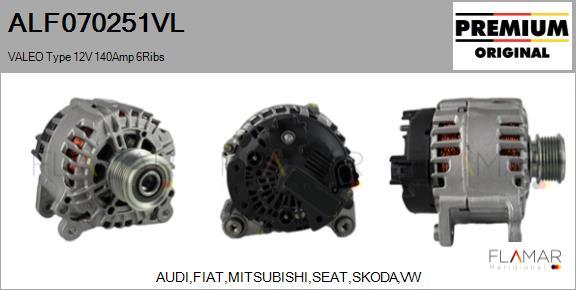 FLAMAR ALF070251VL - Alternateur droxauto.com