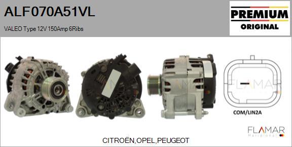 FLAMAR ALF070A51VL - Alternateur droxauto.com