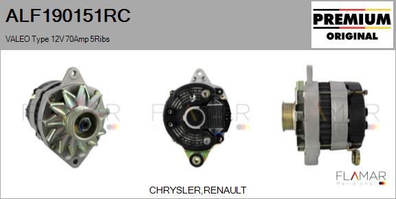 FLAMAR ALF190151RC - Alternateur droxauto.com