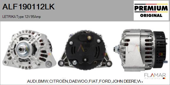 FLAMAR ALF190112LK - Alternateur droxauto.com