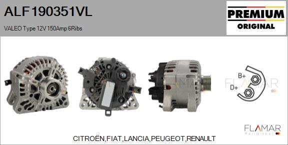 FLAMAR ALF190351VL - Alternateur droxauto.com