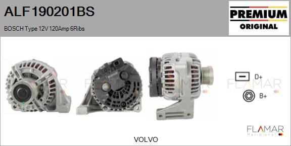 FLAMAR ALF190201BS - Alternateur droxauto.com