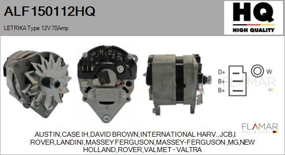 FLAMAR ALF150112HQ - Alternateur droxauto.com