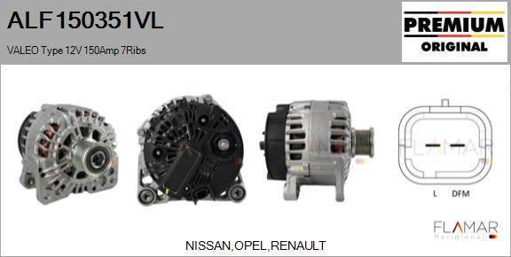 FLAMAR ALF150351VL - Alternateur droxauto.com