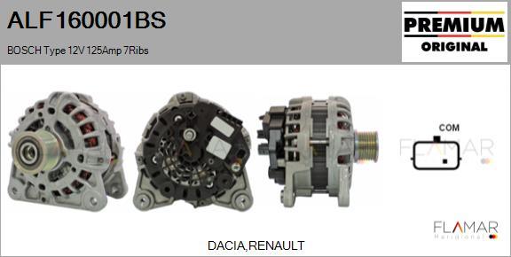 FLAMAR ALF160001BS - Alternateur droxauto.com