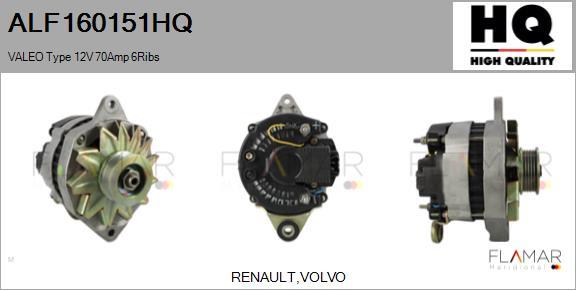 FLAMAR ALF160151HQ - Alternateur droxauto.com