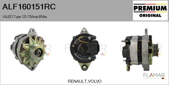 FLAMAR ALF160151RC - Alternateur droxauto.com