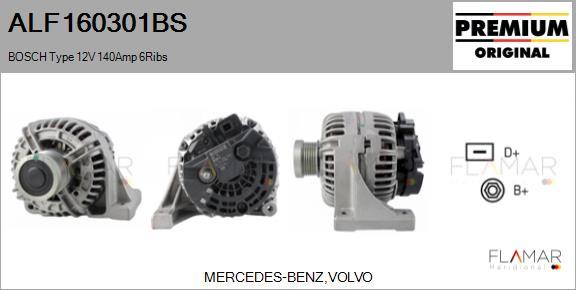 FLAMAR ALF160301BS - Alternateur droxauto.com