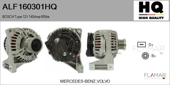 FLAMAR ALF160301HQ - Alternateur droxauto.com