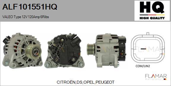 FLAMAR ALF101551HQ - Alternateur droxauto.com