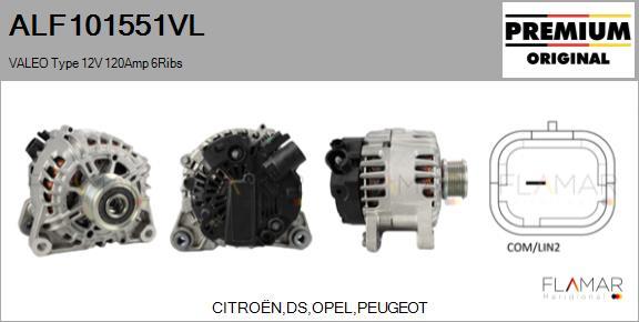 FLAMAR ALF101551VL - Alternateur droxauto.com