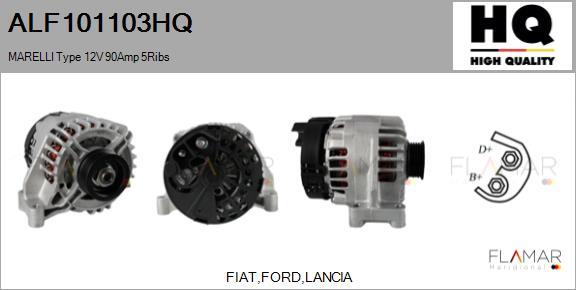 FLAMAR ALF101103HQ - Alternateur droxauto.com