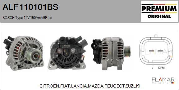 FLAMAR ALF110101BS - Alternateur droxauto.com