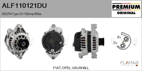 FLAMAR ALF110121DU - Alternateur droxauto.com