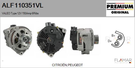 FLAMAR ALF110351VL - Alternateur droxauto.com