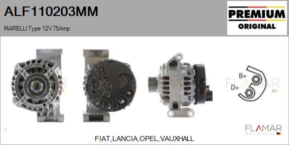 FLAMAR ALF110203MM - Alternateur droxauto.com