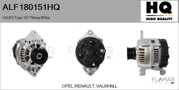 FLAMAR ALF180151HQ - Alternateur droxauto.com