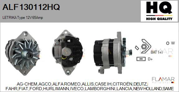 FLAMAR ALF130112HQ - Alternateur droxauto.com