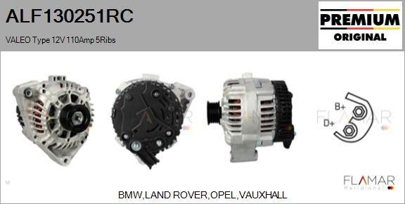 FLAMAR ALF130251RC - Alternateur droxauto.com