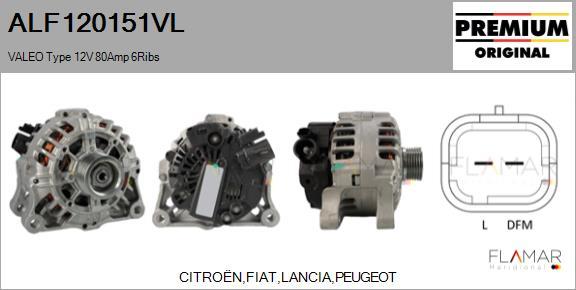 FLAMAR ALF120151VL - Alternateur droxauto.com