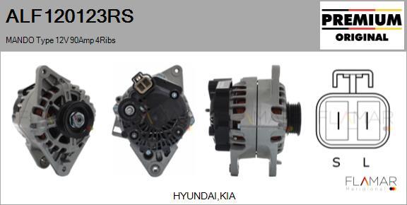 FLAMAR ALF120123RS - Alternateur droxauto.com