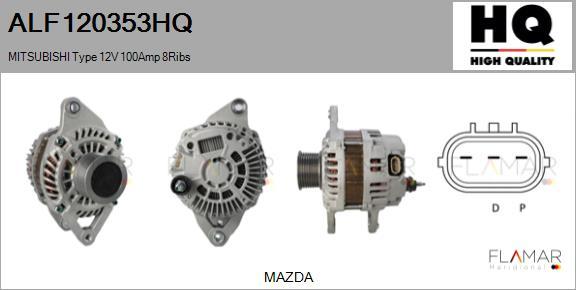 FLAMAR ALF120353HQ - Alternateur droxauto.com