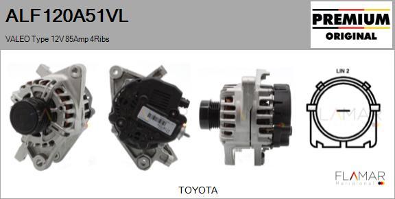 FLAMAR ALF120A51VL - Alternateur droxauto.com