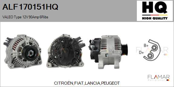 FLAMAR ALF170151HQ - Alternateur droxauto.com