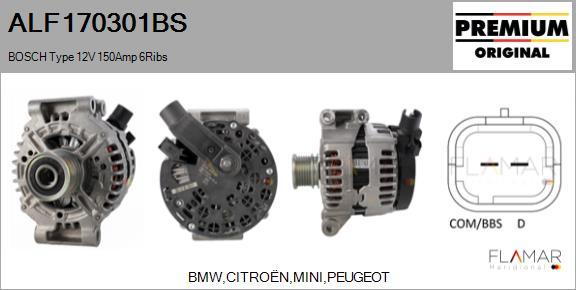 FLAMAR ALF170301BS - Alternateur droxauto.com