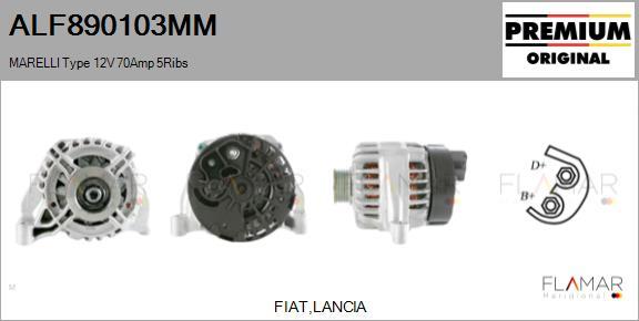 FLAMAR ALF890103MM - Alternateur droxauto.com