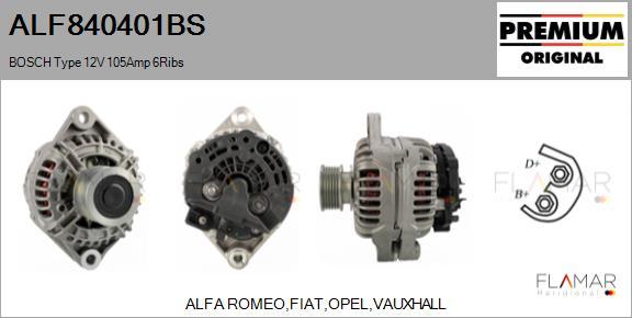 FLAMAR ALF840401BS - Alternateur droxauto.com