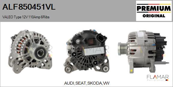 FLAMAR ALF850451VL - Alternateur droxauto.com