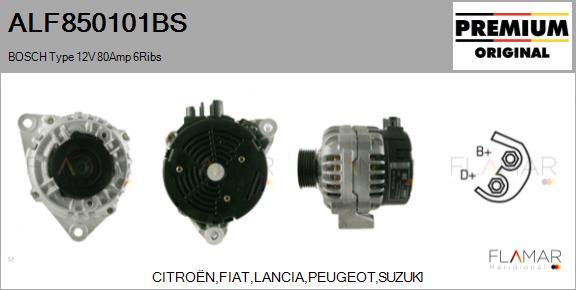 FLAMAR ALF850101BS - Alternateur droxauto.com