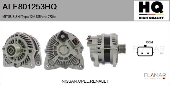 FLAMAR ALF801253HQ - Alternateur droxauto.com