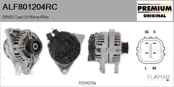 FLAMAR ALF801204RC - Alternateur droxauto.com