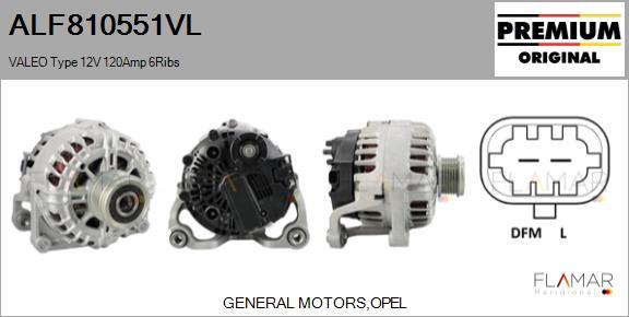 FLAMAR ALF810551VL - Alternateur droxauto.com