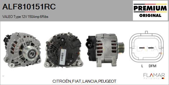 FLAMAR ALF810151RC - Alternateur droxauto.com