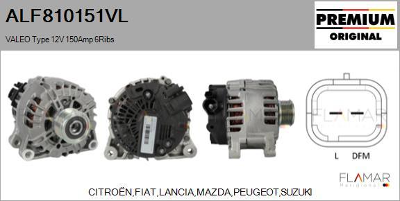 FLAMAR ALF810151VL - Alternateur droxauto.com