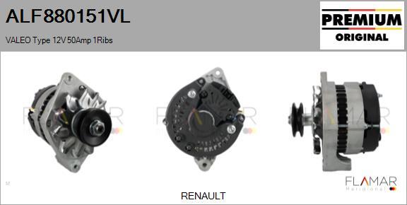 FLAMAR ALF880151VL - Alternateur droxauto.com