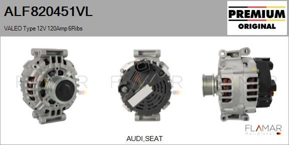 FLAMAR ALF820451VL - Alternateur droxauto.com