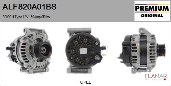 FLAMAR ALF820A01BS - Alternateur droxauto.com