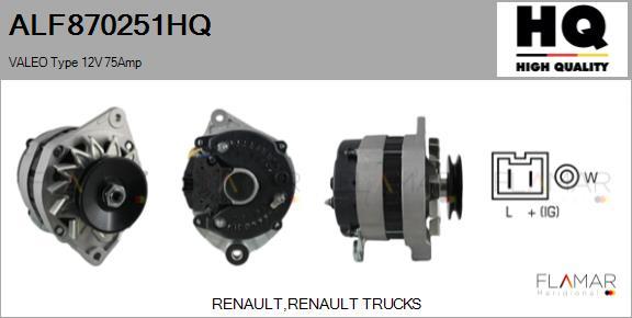 FLAMAR ALF870251HQ - Alternateur droxauto.com
