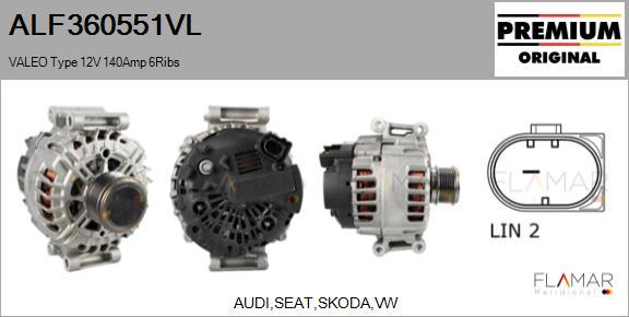FLAMAR ALF360551VL - Alternateur droxauto.com