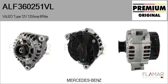 FLAMAR ALF360251VL - Alternateur droxauto.com