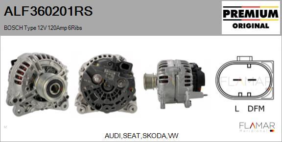 FLAMAR ALF360201RS - Alternateur droxauto.com