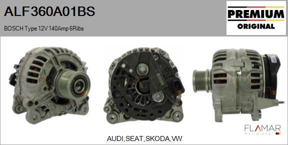 FLAMAR ALF360A01BS
 - Alternateur droxauto.com